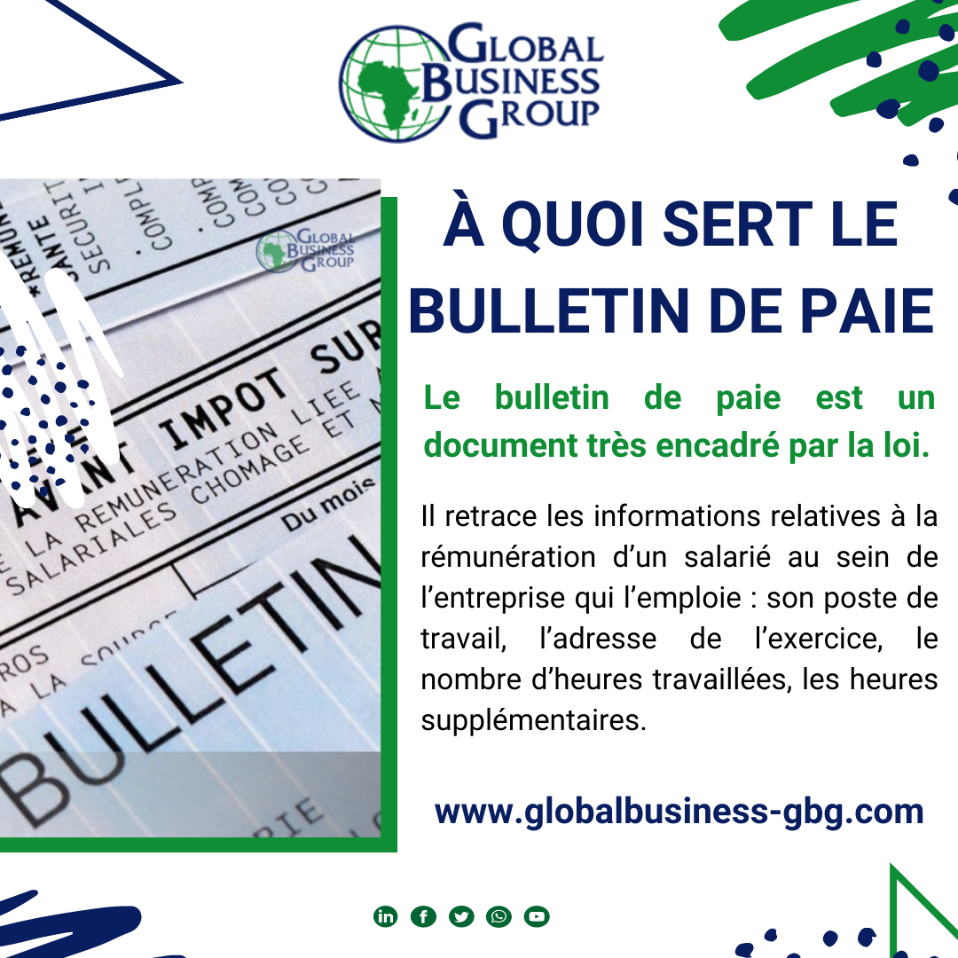 À quoi sert le bulletin de paie ?