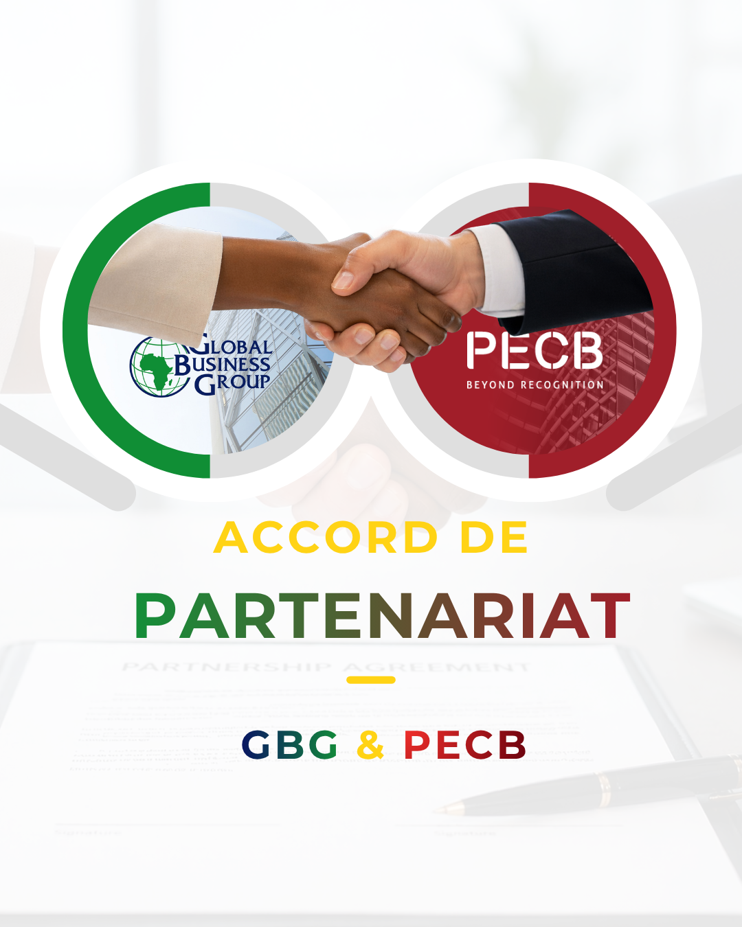Global Business Group a signé un accord de partenariat avec PECB
